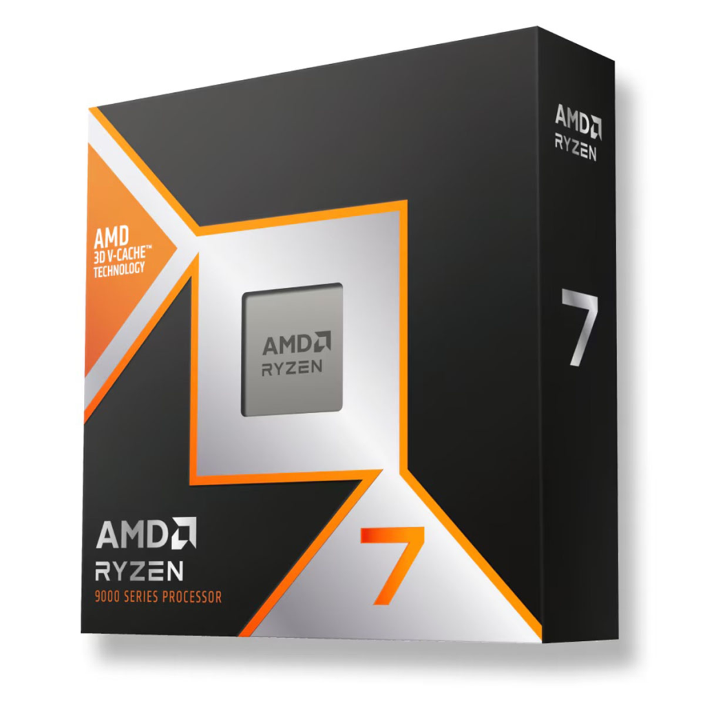 AMD RYZEN 7 9850X3D 8 Core, 4,70-5.60GHz, 104Mb Cache, 120W,  AM5 Soket, BOX, (Dahili Grafik VAR, Fan YOK)