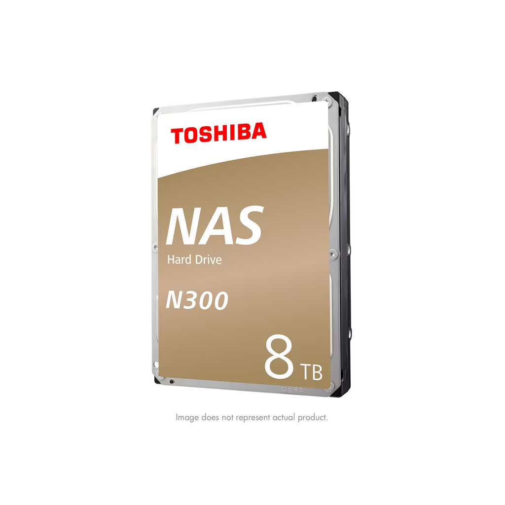 TOSHIBA N300, MN10ADA800S, 3.5", 8TB, 512Mb 7200 Rpm, SATA3, 7/24 NAS, SERVER, HDD