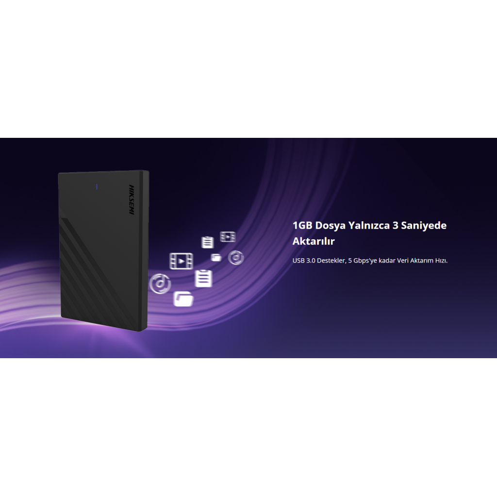 HIKSEMI MHB201, 1TB, 2.5", USB 3.0, 5Gbps, Taşınabilir Harici SSD