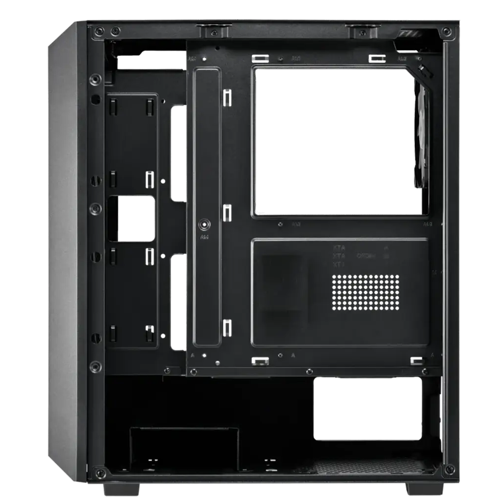 VENTO VG3400S Mid Tower, 750W 80+ Siyah, Temperli Cam, RGB, ATX GAMING KASA