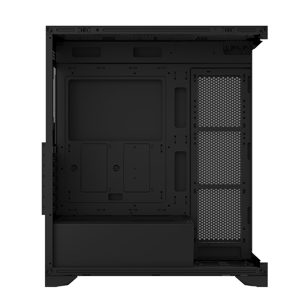 VENTO VG4202FLA ATX Tower, 850W 80+ Siyah,  Temperli Cam, RGB, Mesh, ATX GAMING KASA