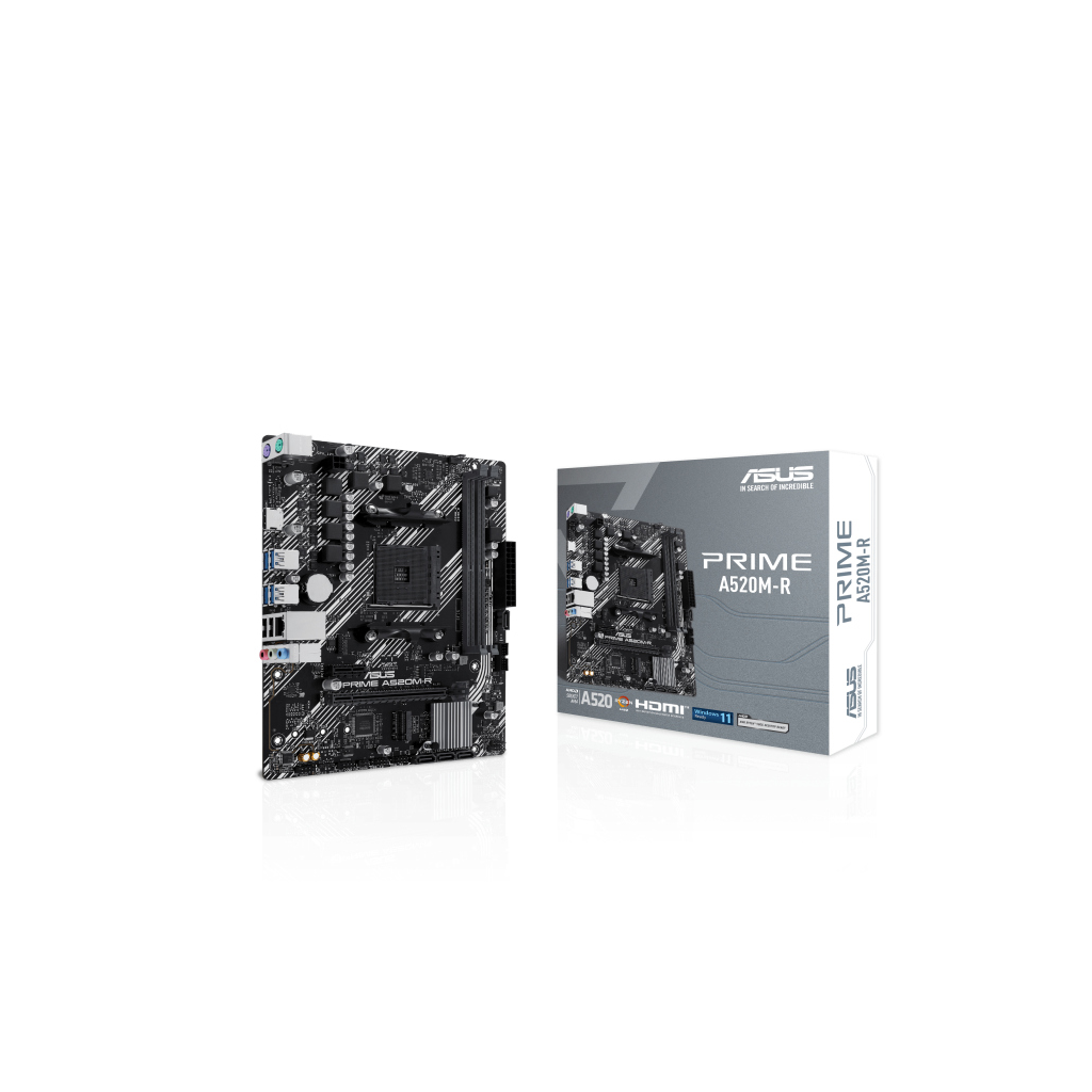 ASUS PRIME A520M-R, 2xDDR4, 1x M.2, HDMI, AM4 Soket Anakart