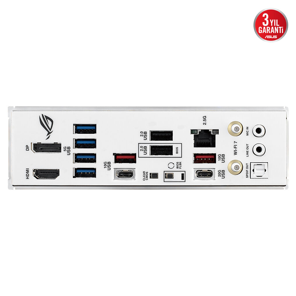 ASUS ROG STRIX B850-G GAMING WIFI, 4xDDR5, 4x M2, HDMI, DP, 2xType-C, Wi-Fi 7, Bluetooth v5.4, AM5 Soket GAMING Anakart