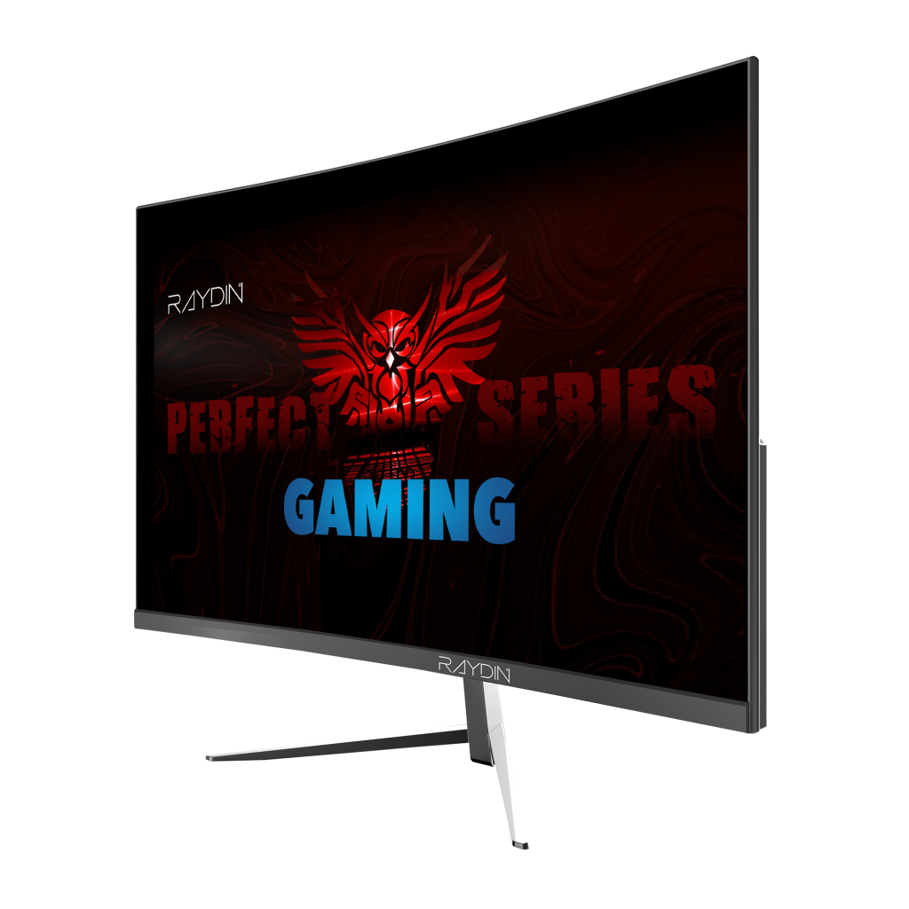 RAYDIN MM24RFA-200HZ, 23.6", 1ms, 200Hz, Full HD, HDMI, DP, Hoparlör, VA LED, R1650 Curved, Frameless, FreeSync Gaming Monitör