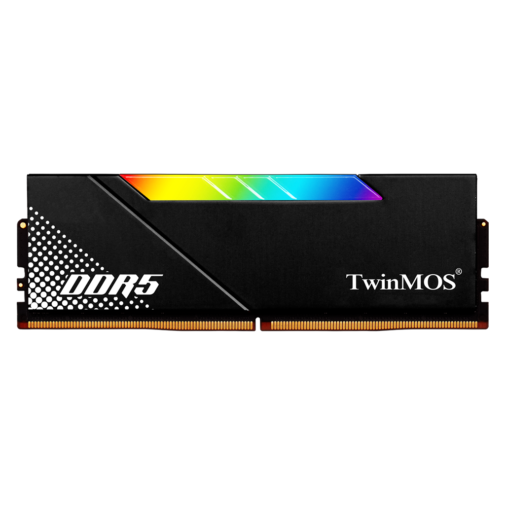 TwinMOS TMD516GB6000URGB36B, VoltX, 16GB, DDR5, 6000MHz, CL36, 1.35V, RGB, Desktop Ram (Soğutuculu)