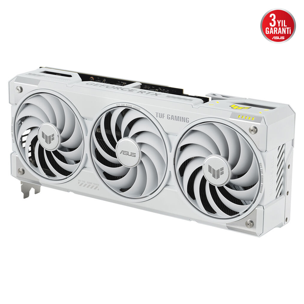 ASUS TUF-RTX5070TI-O16G-WHITE-GAMING, 16Gb, 256Bit, GDDR7, 2xHDMI, 3xDP GAMING Ekran Kartı