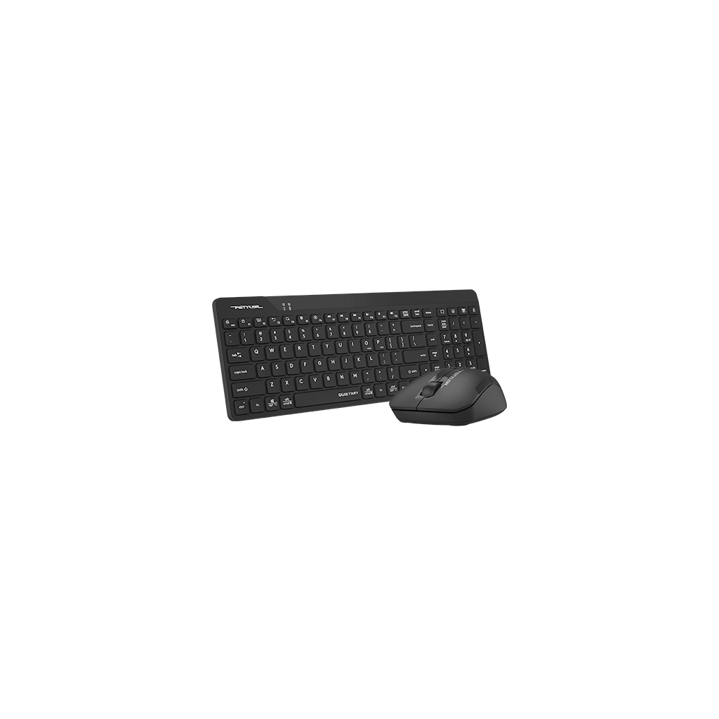 A4 TECH FG2300 AIR2 Siyah, FSTYLER, 2.4Ghz Mini Kablosuz, Türkçe Q, SESSİZ Klavye Mouse Set