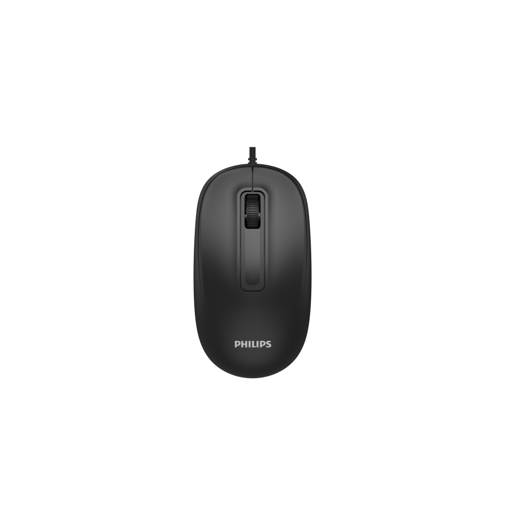 PHILIPS SPK7238B, Siyah, Usb Kablolu, 1200dpi, 3 Tuşlu Optic Mouse