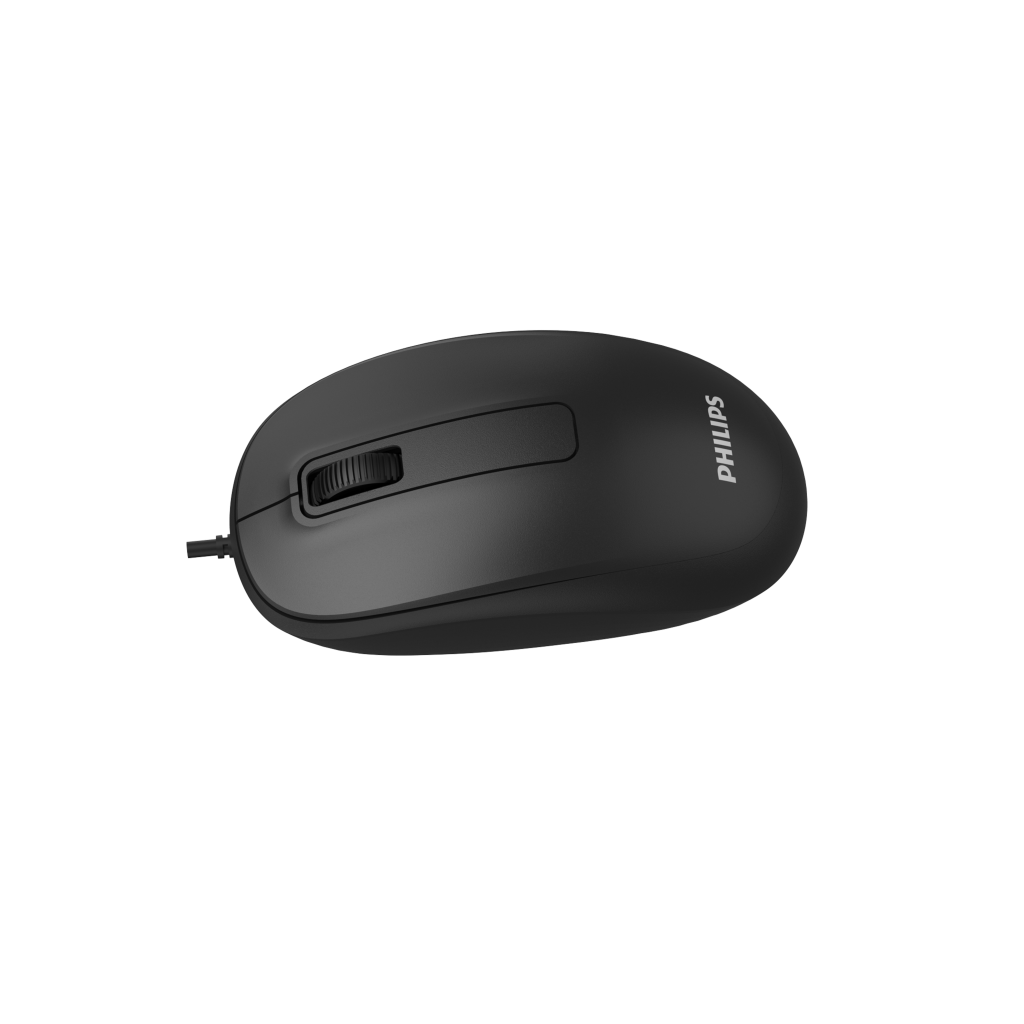 PHILIPS SPK7238B, Siyah, Usb Kablolu, 1200dpi, 3 Tuşlu Optic Mouse