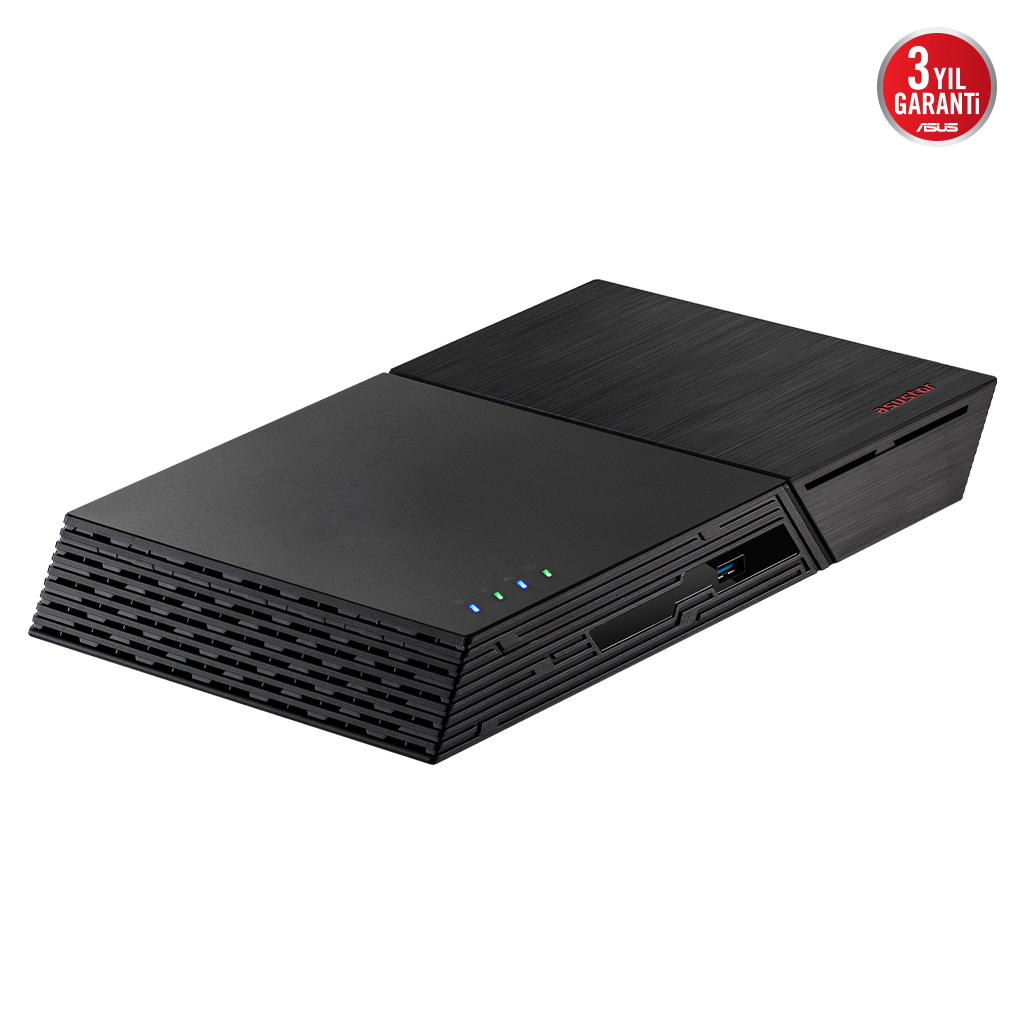 ASUSTOR FS6712X FLASHTOR 12 PRO, Intel N5105 CPU, 4Gb DDR4 Ram, (12x8TB) M.2 NVMe Yuvası, HDMI, 10GbE Network, 2xUSB 3.2, 2xUSB 2.0, Tower NAS (Yedekleme) Cihazı