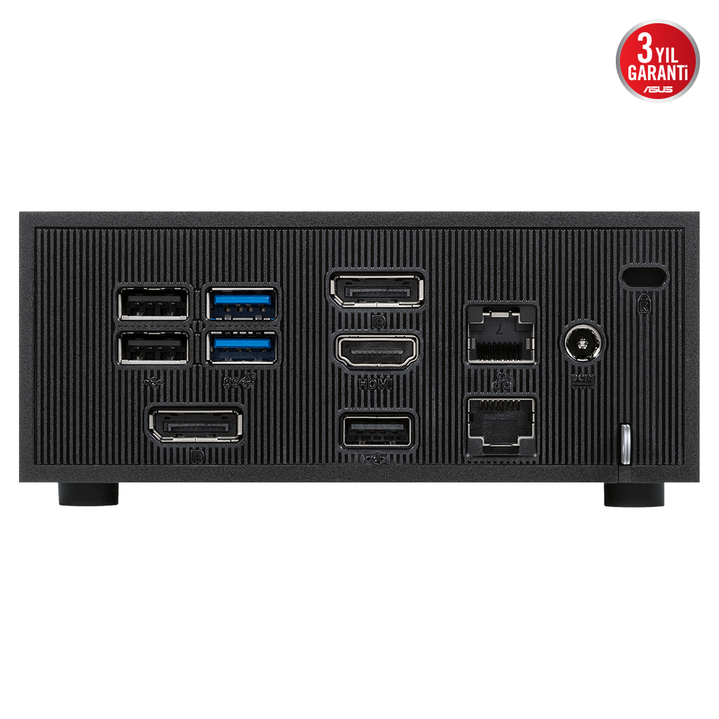 ASUS Mini PC PN42-SN0285AV, Intel Processor N100, 4Gb Ram, 128Gb M.2 SSD, DP, HDMI, VGA, COM, USB, Paylaşımlı Ekran Kartı, Wi-Fi6E, Windows 11 Pro, MFF MiniPC