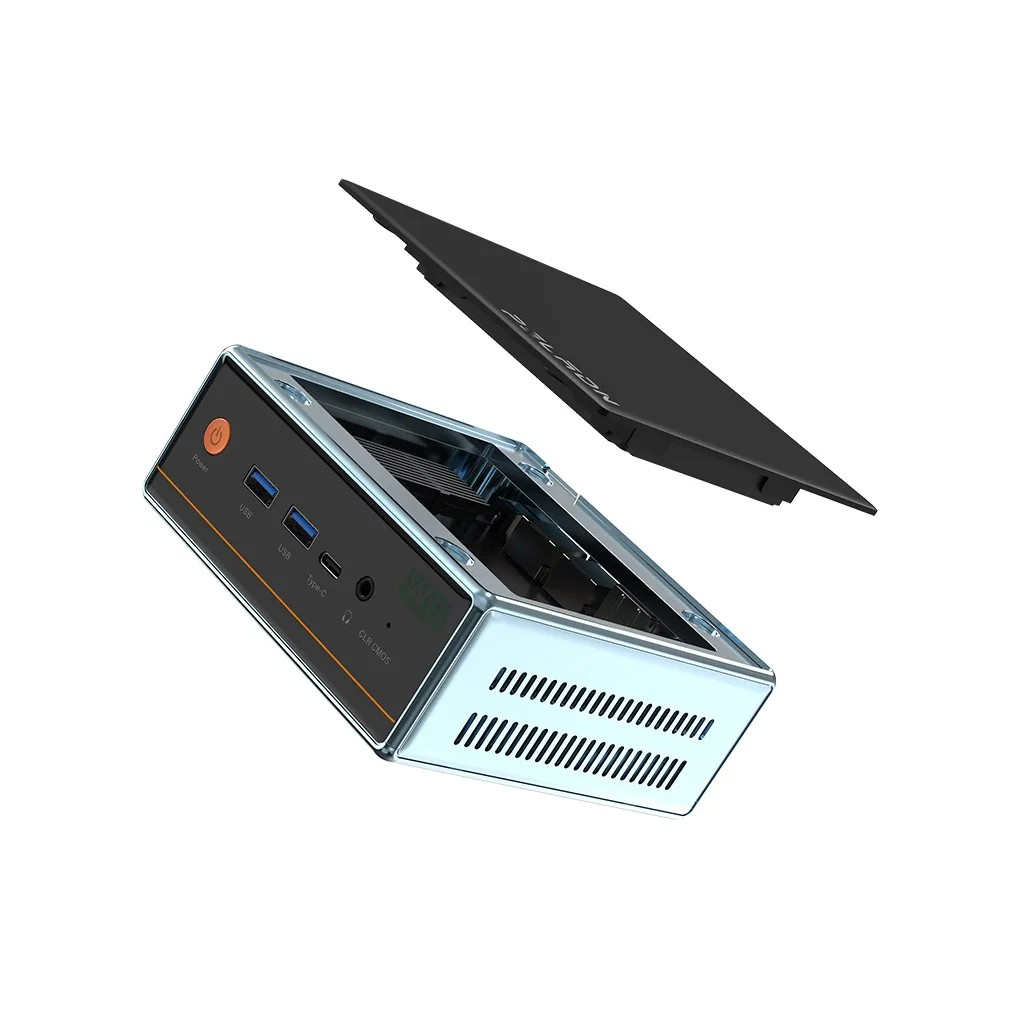 PELADN WO4 Serisi, AMD Ryzen 7 5700U, 16Gb Ram, 512Gb SSD, 1xHDMI, 1xDP,  4xUSB, 1xType-C, 2xLAN, Paylaşımlı Ekran Kartı, Wi-Fi6, Bluetooth 5.2, Windows 11 Pro, MFF MiniPC