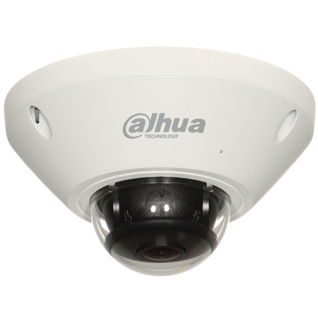 DAHUA  IPC-EB5541-AS, 5Mpix, 1.4mm Lens, 10Mt Gece Görüş, H265+, IK10, IP67, Dahili Mikrofon, Sd Kart, Metal Kasa, Fisheye  IP Kamera