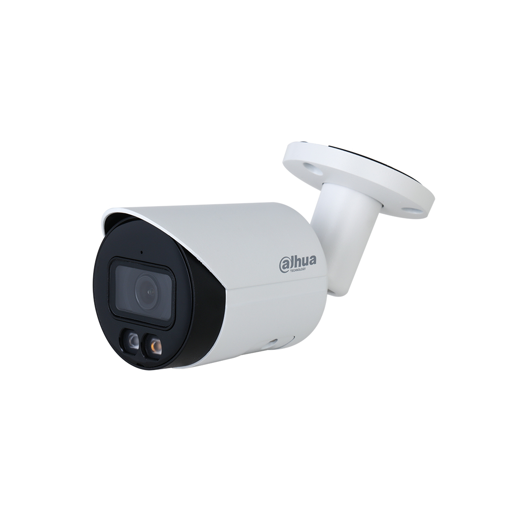DAHUA  IPC-HFW2449S-S-IL, 4Mpix, Full Color, 3,6mm Lens, H265+, 30Mt Gece Görüşü, IP67, Dahili Mikrofon, PoE Bullet IP Kamera
