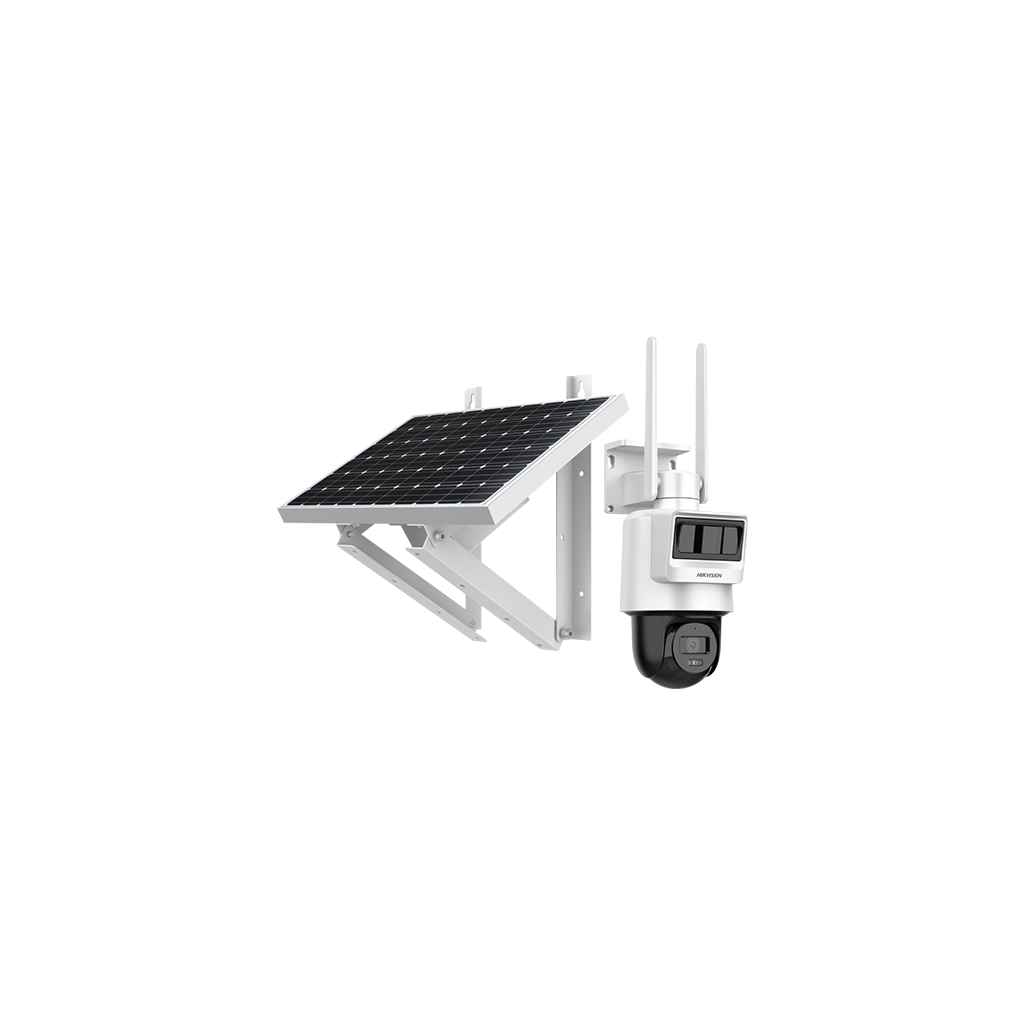 HIKVISION DS-2DE2C200IWG-K/4G/C05S10, 2Mpix,   2.8mm, 30Mt Gece Görüşü, Dahili Mikrofon, PIR+RADAR,  4G, Solar  PT IP Kamera