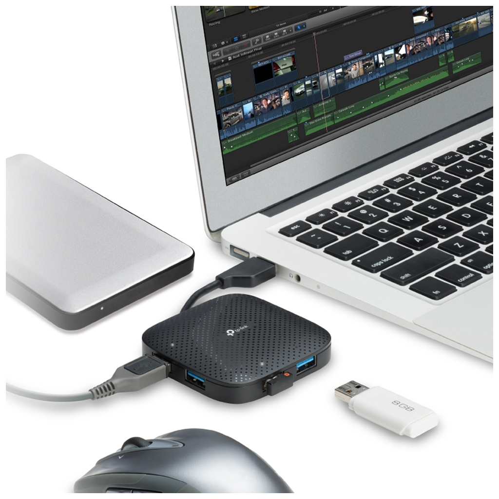 TP-LINK UH400, 4 Port, Usb 3.0, Portatif, Hub