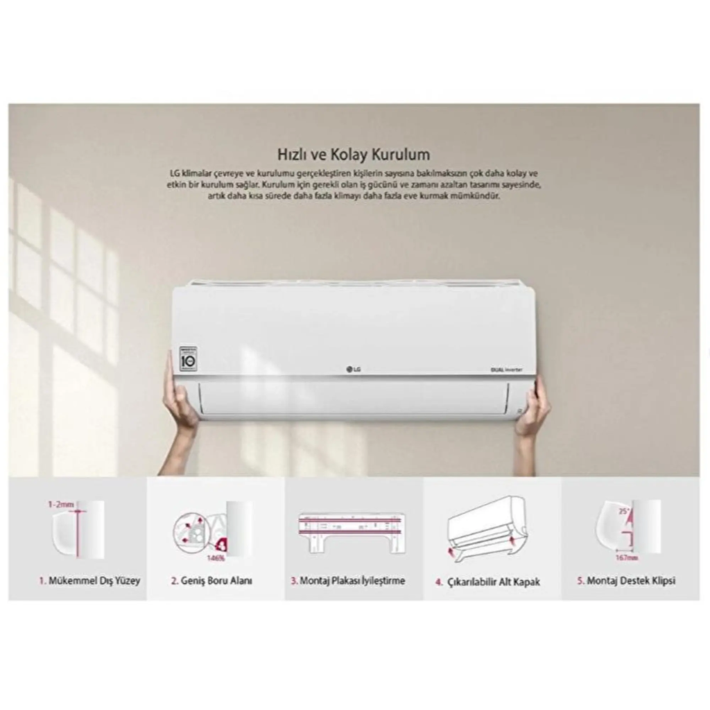 LG  PC12SQ S3NM12JA2FA 12000 BTU KLIMA